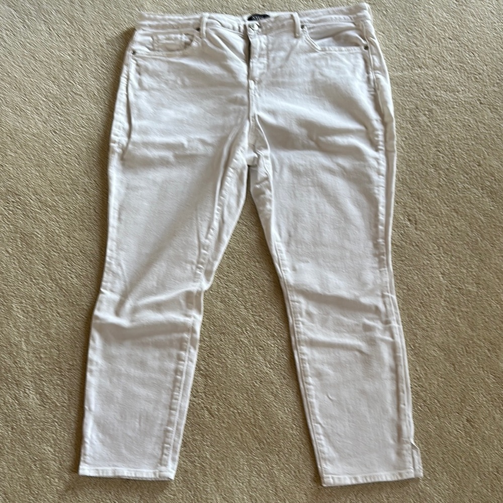 NYDJ AMI Skinny with lift tuck technology Women's White Jeans - Picture 2 of 4